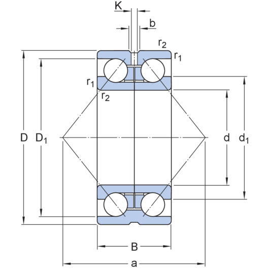 SKF 305256 D Tapered roller bearings