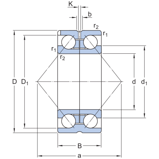 SKF 305263 DA Tapered roller bearings