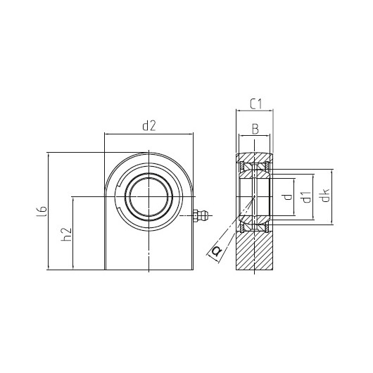 DURBAL DGF 30 DO Hydraulic rod ends