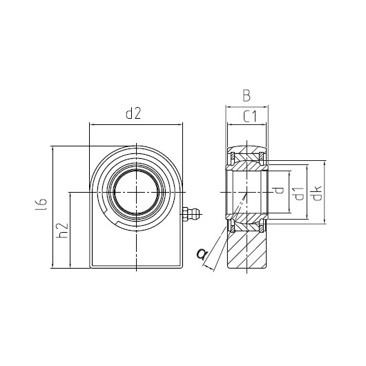 DURBAL DGF 40 LO Hydraulic rod ends