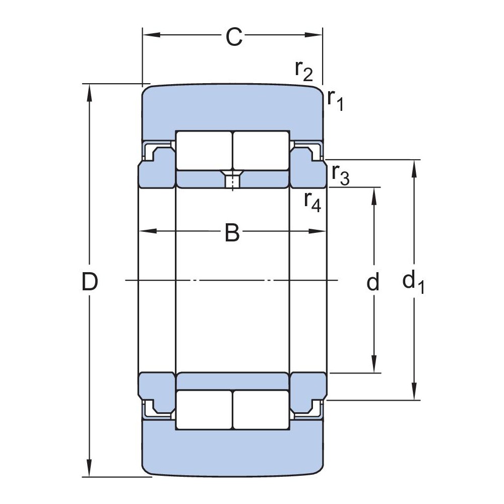 SKF NUTR 45100 A Support rollers (Yoke-type track rollers)