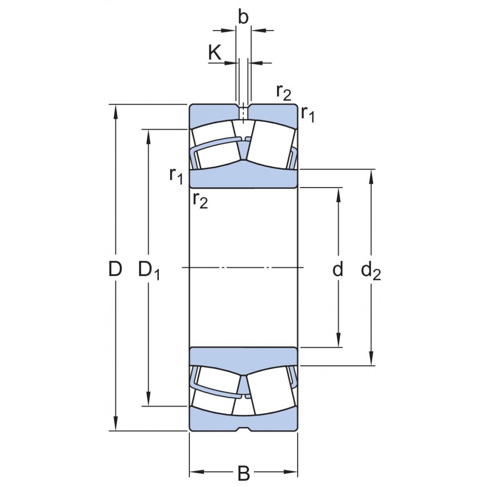 SKF 22240 CC/W33 Spherical roller bearings