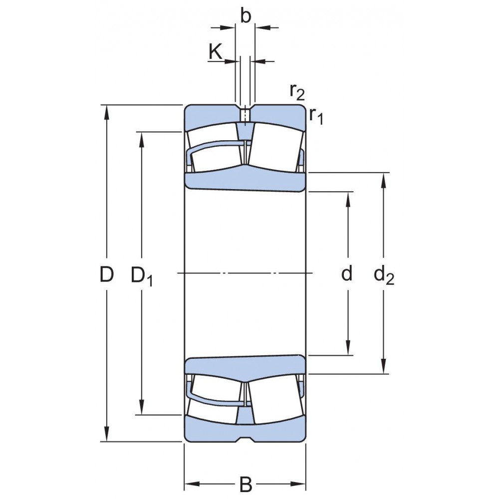 SKF 22330 CCKJA/W33VA405 Spherical roller bearings