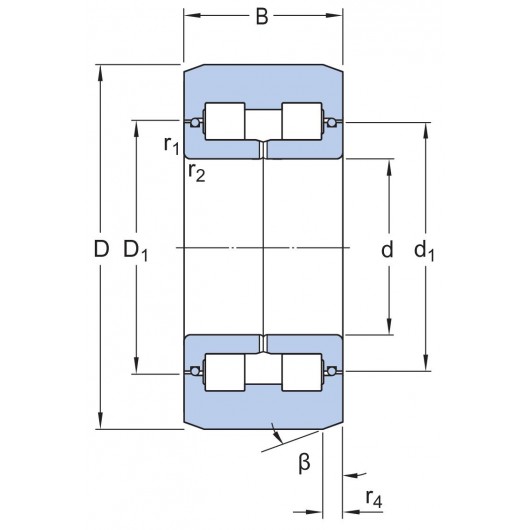 SKF 319181/HB2 Cylindrical roller bearings