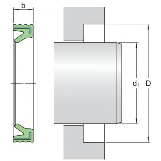 SKF G 22X28X4 Radial shaft seals