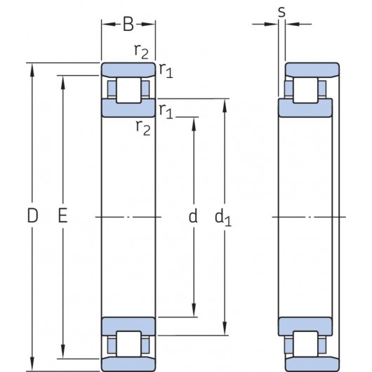 SKF N 1014 PHA/SP Super-precision cylindrical roller bearings