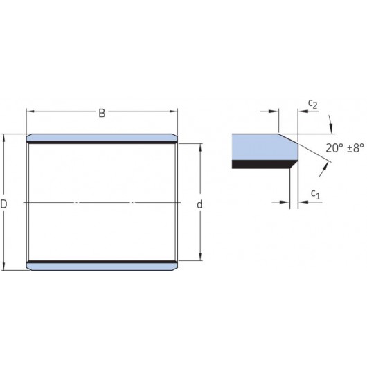 SKF PCM 081012 M Bushings, thrust washers and strips